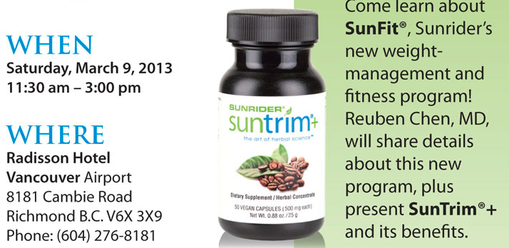 SunTrim Plus weight loss in Canada Dr Reuben Chen