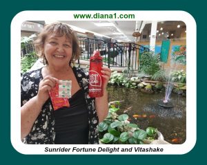 Sunrider Diana Walker Fortune Delight and Vitashake