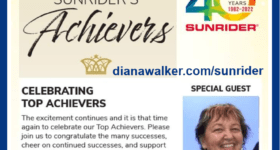 Sunrider Diana Walker Top Achiever NuPlus, Calli Tea, Beauty Pearl