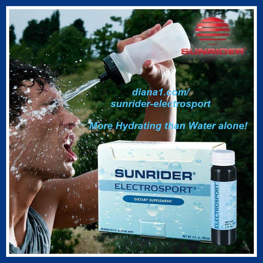 Sunrider Electrosport Electrolytes Hydration Diana Walker