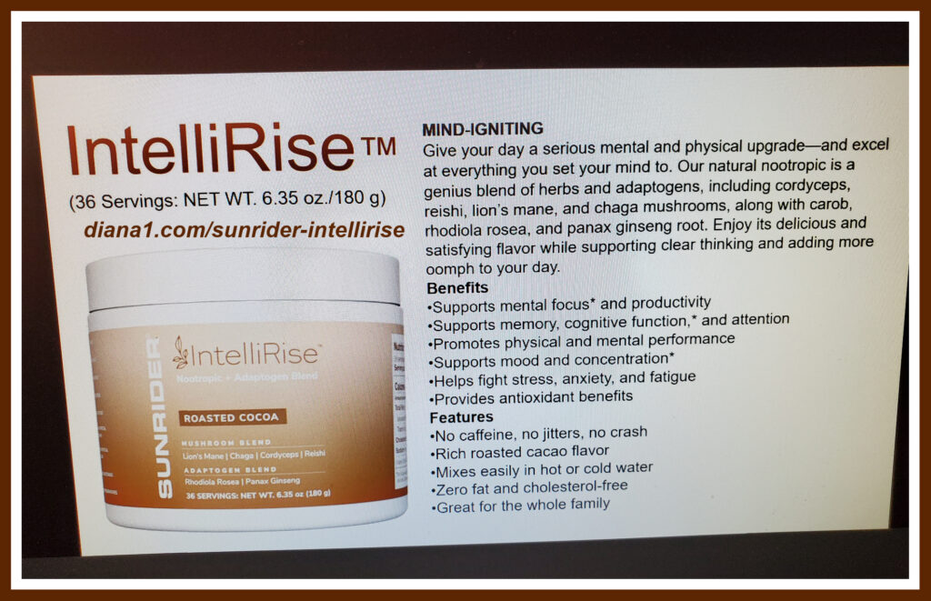 Sunrider IntelliRise Benefits Brain Health Mental Focus Memory