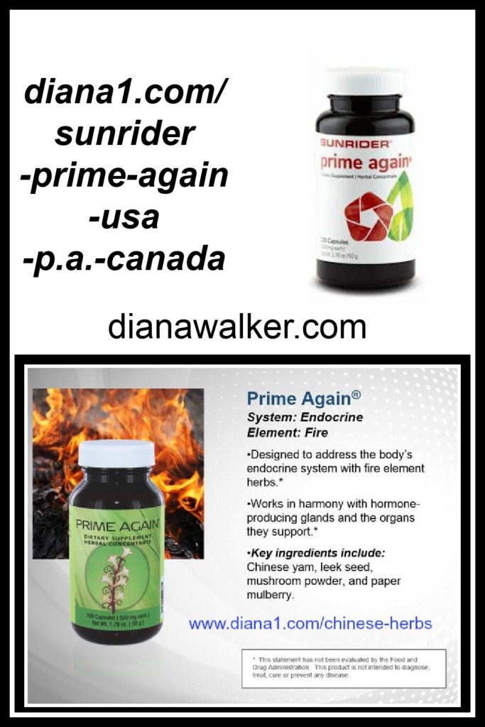 Sunrider Prime Again USA P.A. Canada Diana 