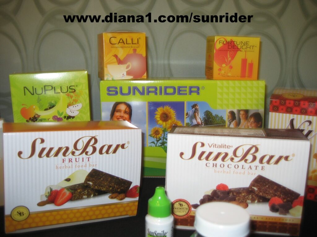 Sunrider Products Out of Stock Diana Walker